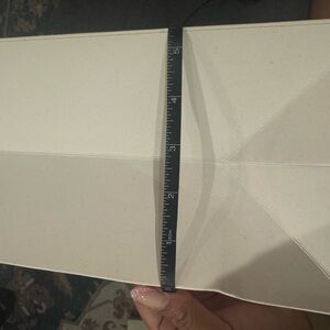 Saint Laurent Cream Gift Bag